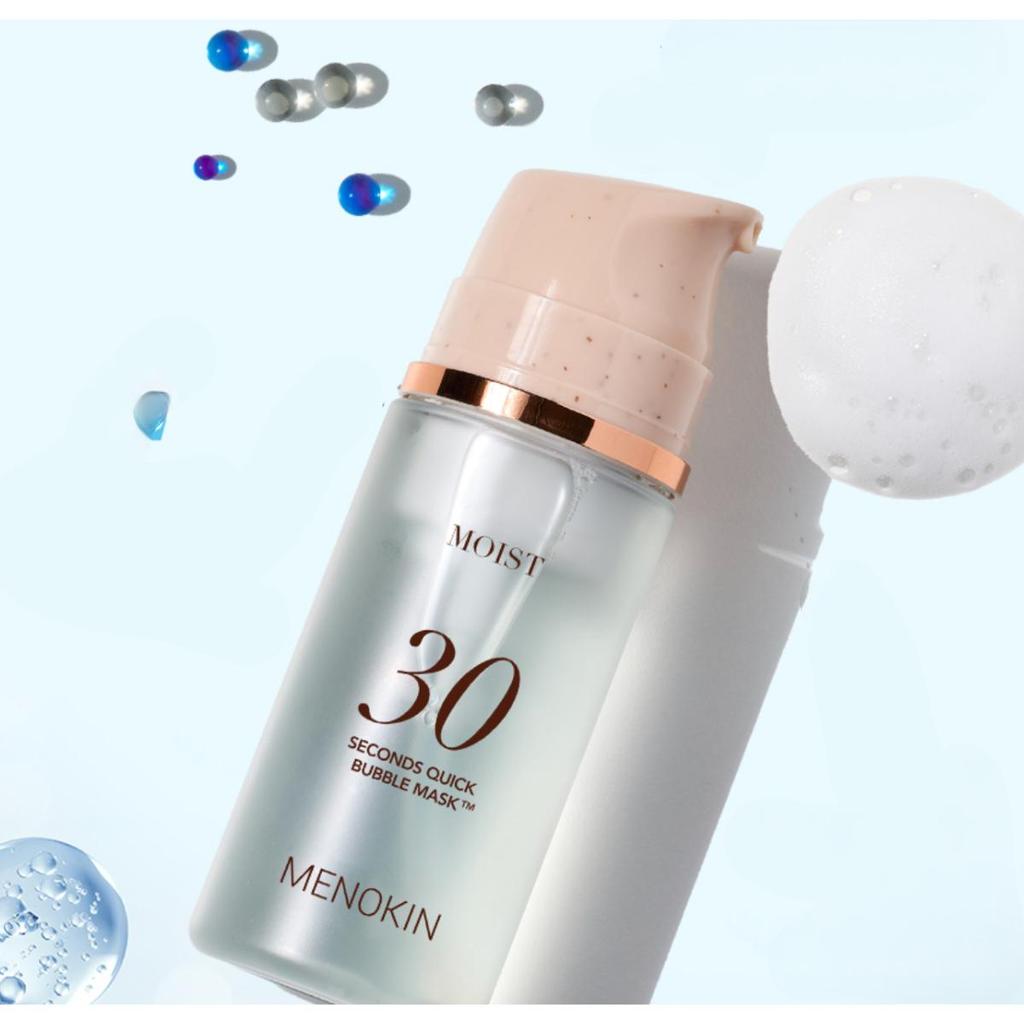 Menokin 30-Second Quick Bubble Mask Moist Hydrating Refreshing 95ml