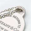 Used TIFFANY&Co. Necklace Return To Round Heart Silver925 4.0g Silver TIFFANY & Co. Blue Accessories