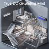 Portable Air Conditioner, High-Speed Quiet Desk Fan with 3 Speeds & Long Battery Life, Wall Mount Air Cooler for Bedroom Office Home