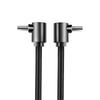 60W USB C To USB C Cable 90 Degree Elbow Fast Charge Phone Charger Data Cord For  iPhone Samsung Xiaomi Huawei Type C Quick Wire