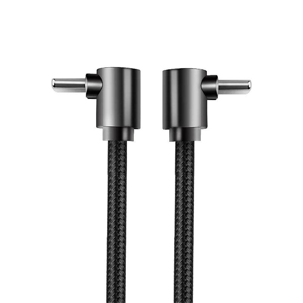 60W USB C To USB C Cable 90 Degree Elbow Fast Charge Phone Charger Data Cord For  iPhone Samsung Xiaomi Huawei Type C Quick Wire
