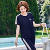 Hongdou 2025 Women's Short Sleeve T-Shirt and Casual Sportswear Set