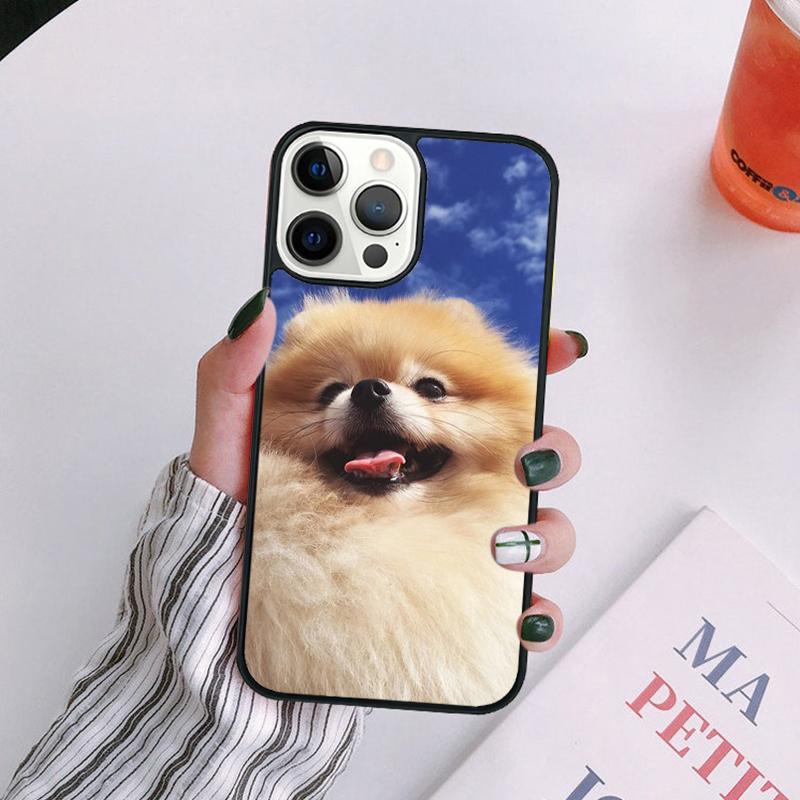 Pomeranian Dog Phone Case For iPhone 17 Air 14 13 12 16Pro Max 15  Plus Cover Shell Max coque