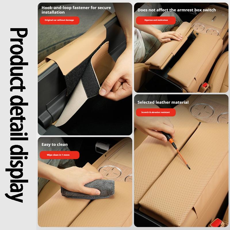 For Xpeng GX Xiaopeng GX 2026 Center Console Armrest Box Protective Cover Heightening Pad Interior Accessories
