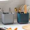 Bucket Basket Cutlery Shelf Kitchen Organizer Rack Chopstick Drain Box Tableware Storage Holder