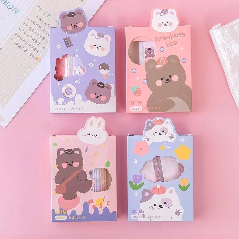 20pcs Wound Strips Plaster Emergency Kit Band Aid Stickers Waterproof Curitas Adhesive Bandages for Kids Children Utensils