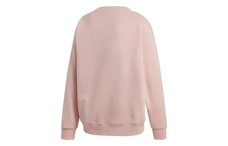 Adidas Originals Sweatshirts Women's Vibrant Pink Crew Neck Moderate EC0746