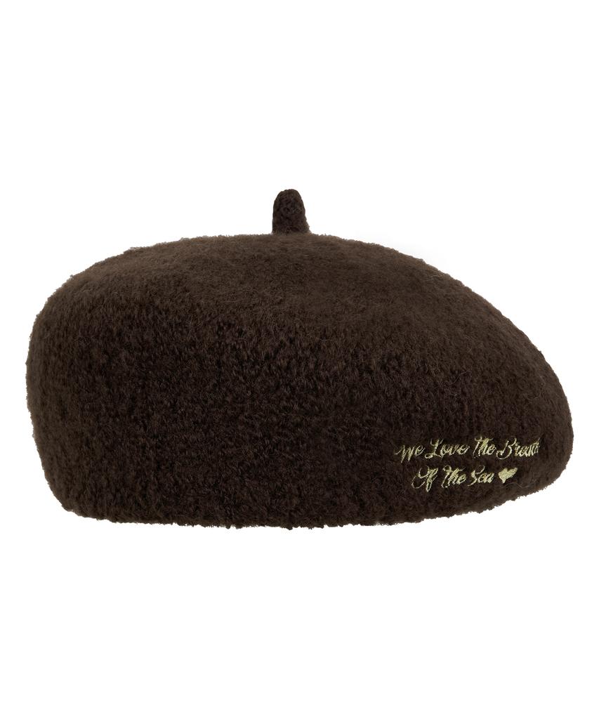 NAKED SURF CLUB Blair Wool Beret (Brown)