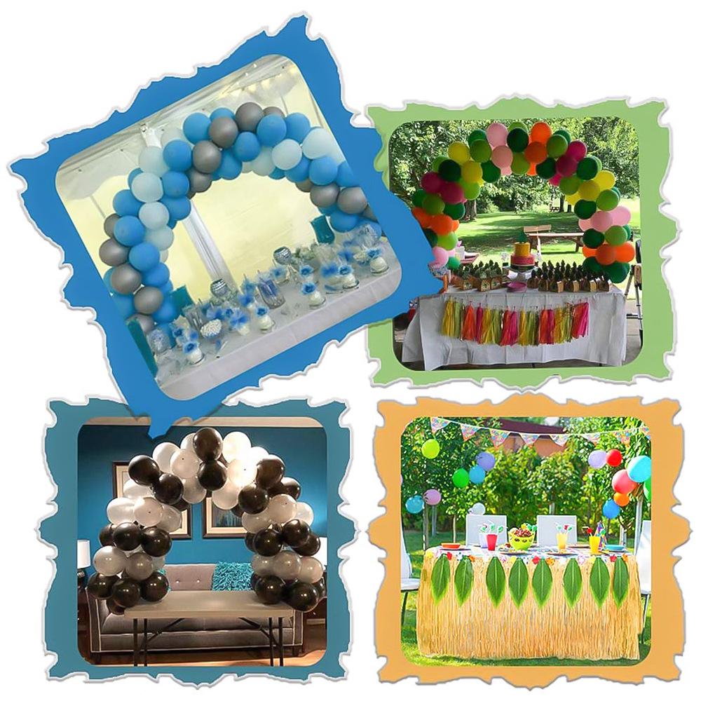 Tisch-Ballonständer: 10-teiliges Fiberglasbogen-Set