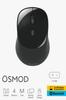 ELECOM OSMOD Wireless Mouse, Quiet, 2.4GHz, Bluetooth, Multi-Pairing, 4 Buttons, Dry Operation, Medium, Black, M-MY20MBSBK-G