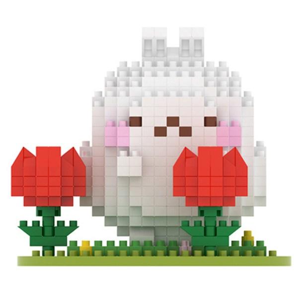 

Мини наноблок Mollang, Тюльпан Моланг, популярные корейские игрушки