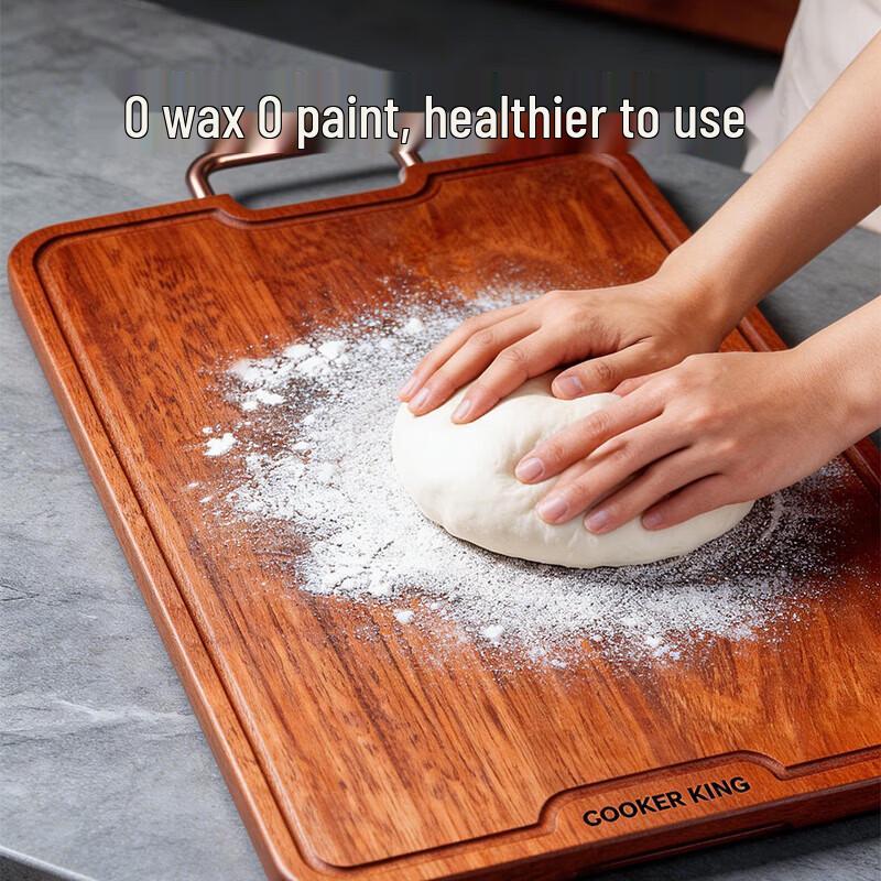 COOKER KING Black Gold Sandalwood Cutting Board