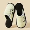 Fashion Cute Panda Plush Home Slippers for Women Comfortable Soft Sole Bedroom Cotton Shoes Woman Winter Non Slip Warm Indoor Slippers