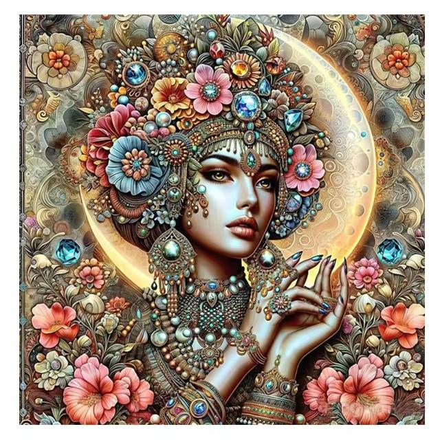 

Красотка Цветы Алмазная вышивка своими руками Новые 2025 Наборы алмазной мозаики для взрослых 5D Алмазное искусство Полная алмазная мозаика Домашний декор Full Round 40x40CM