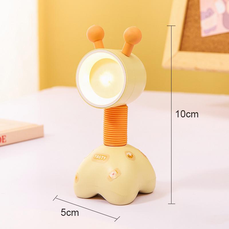 Mini LED Night Light Battery Powered Bedroom Bedside Cartoon Desk Lamp Atmosphere Lamp For Desktop Decoration Night Light