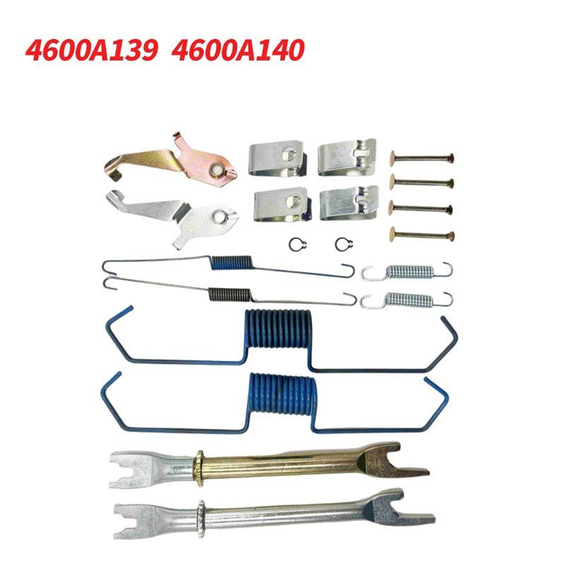 AC54-1Set Car Brake Shoes Repair Kit 4600A139 4600A140 For Mitsubishi L200 / Triton 2005-2015 Adjuster Rear Brake Shoes