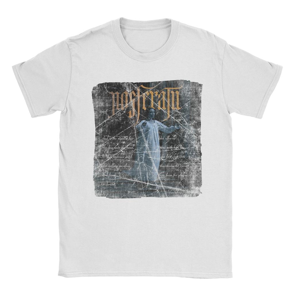 Nosferatu Horror Movie T-Shirt Men Halloween Vampire Gothic Novelty Tees Round Collar Short Sleeve T Shirt Plus Size Clothing