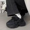 Grube buty typu "dad shoes" z polaru 22 zima nowe gruba podeszwa podwyższające dwa bawełniane buty studenckie buty sportowe