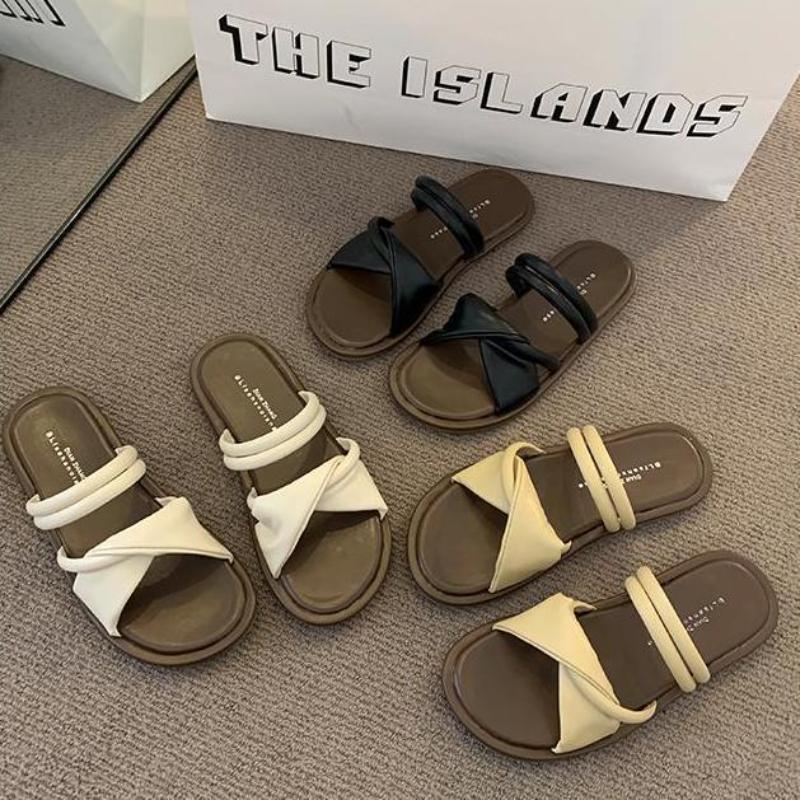 Fashion Flat Rubber Roman Style Open Toe Sandals for Women 2025 Trending Summer Offers Luxury High Quality Original Vintage Woman Shoes