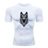 Men's Compression Fitness Sport T-shirt, Tribal German Sheph