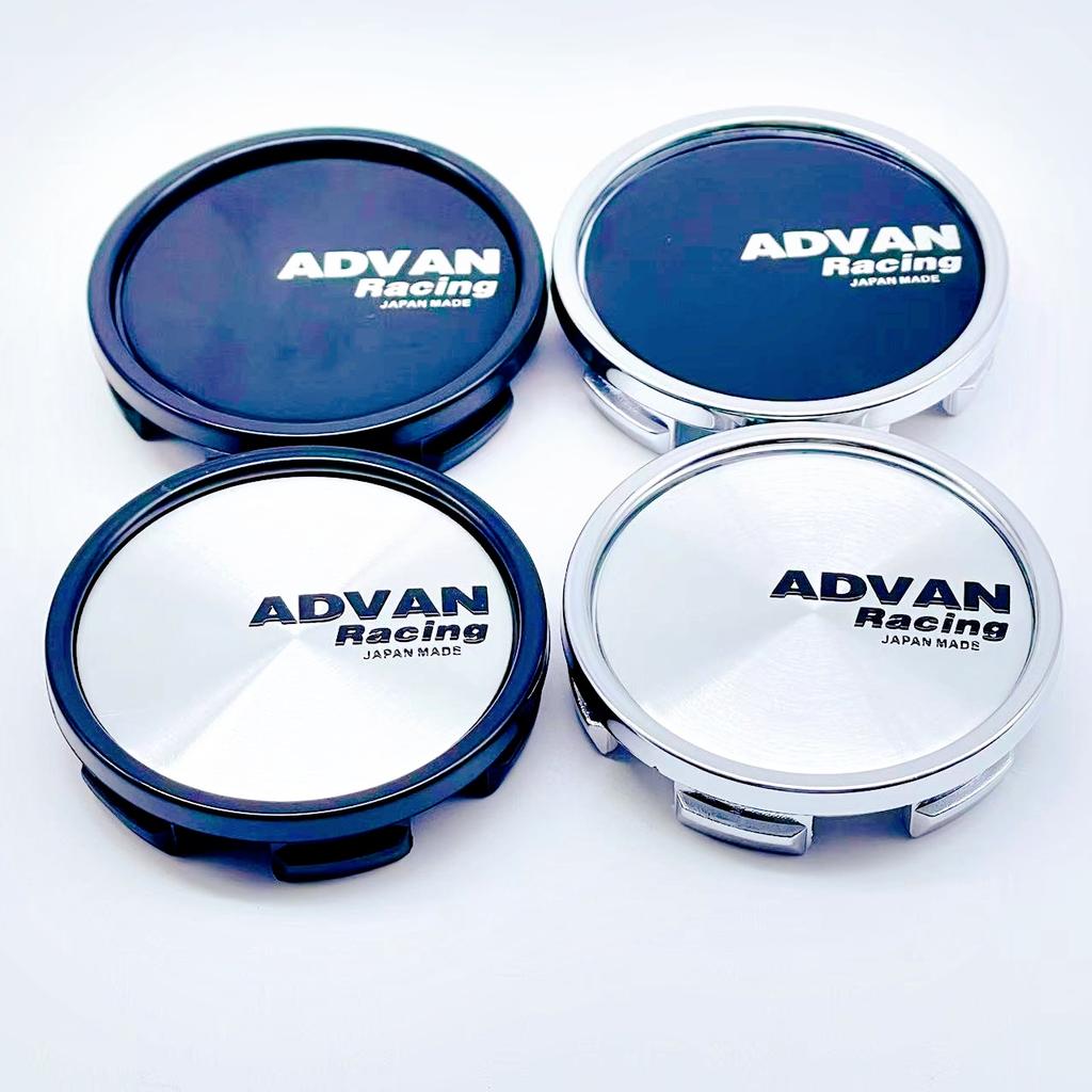 4PCS/Lot High Quality 58MM Car Wheel Center Hub Caps for ADVAN Racing WHEEL Emblem Logo Car Styling Accessories