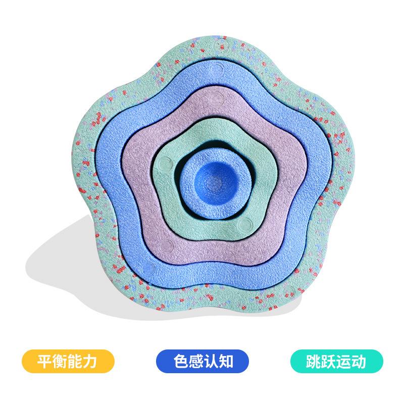 

Kids Balance Stapstones Toys Sensory IntegrationFoam Toys Stapstenenen Sports Balance Toys 5pcs Set