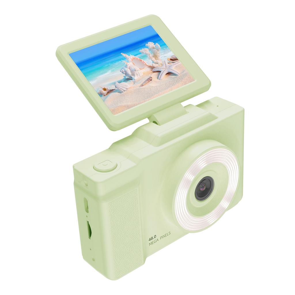 1080P Digital Camera for Kids Digital Video Camera 48MP 2.8 Inch Rotatable Screen Auto Focus 16X Zoom with LED Fill