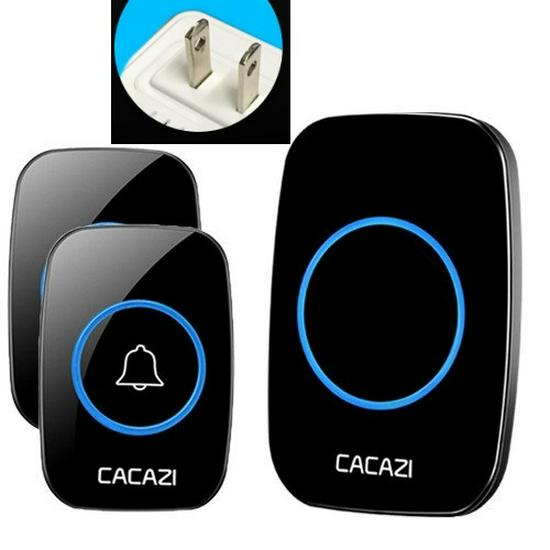 A10 Wireless Long-Range Home Doorbell with Multiple Call Bells and Elderly Pager, Compatible with EU, US, and UK Standards.