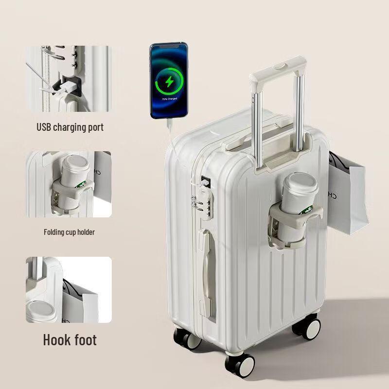 KarLot Stylish Carry-On Luggage 20-inch