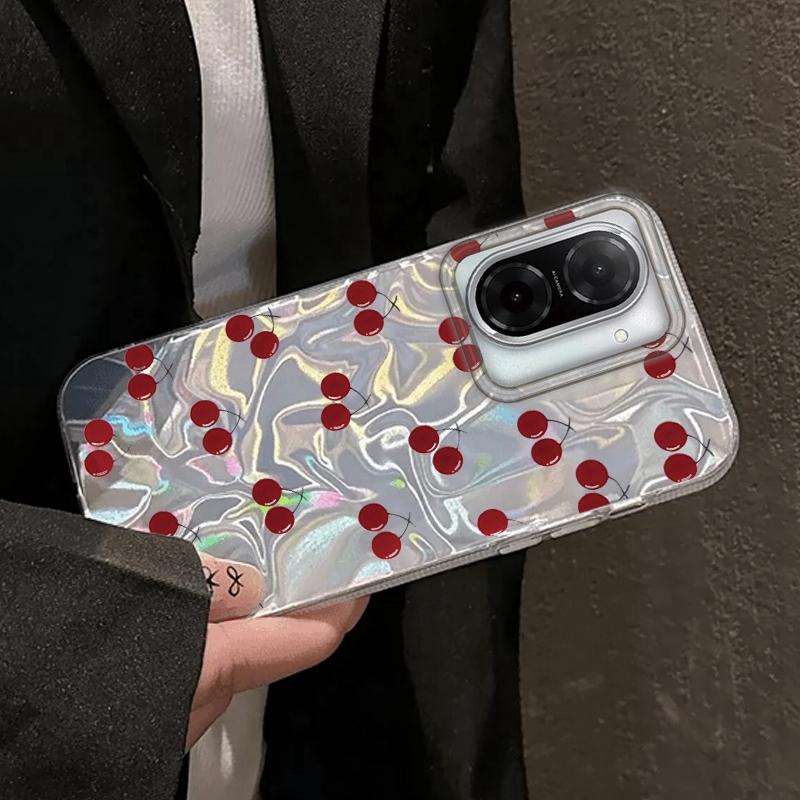 Pink Cherry Bow Girls Women Case For Xiaomi Redmi Note 14 Pro 14C 13C 10 9A 9C 13 12 11 10S 9 8 Plus A5 A4 A3 A2 A1 Fundas Cover