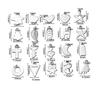 30Pcs Mirror Polished Stainless Steel Charms Geometry Cross Shape Blank Pendants for DIY Bracelet Jewelry Making Accessories