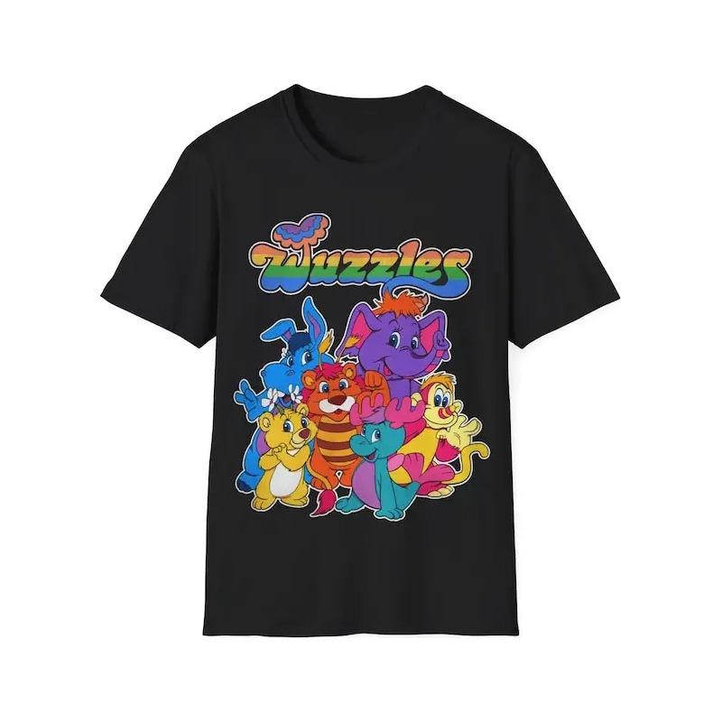 Camiseta Retro Con Dibujos Animados De Wuzzles, Camiseta Nos S