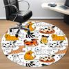 1PC Dogs Puppies Office Round Area Rug, Mat Suitable For Office, Under Office Chairs Bedroom Living Room Home Decor, Room Deco