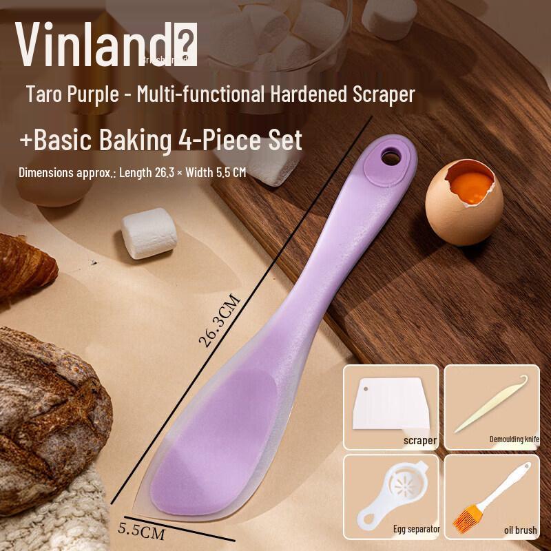 Qiwei Food-Grade Silicone Baking Scraper Set