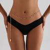 European and American Jewelry Simple and Versatile Hollow Love Waist Chain Female Personality Retro Body Chain Accessories