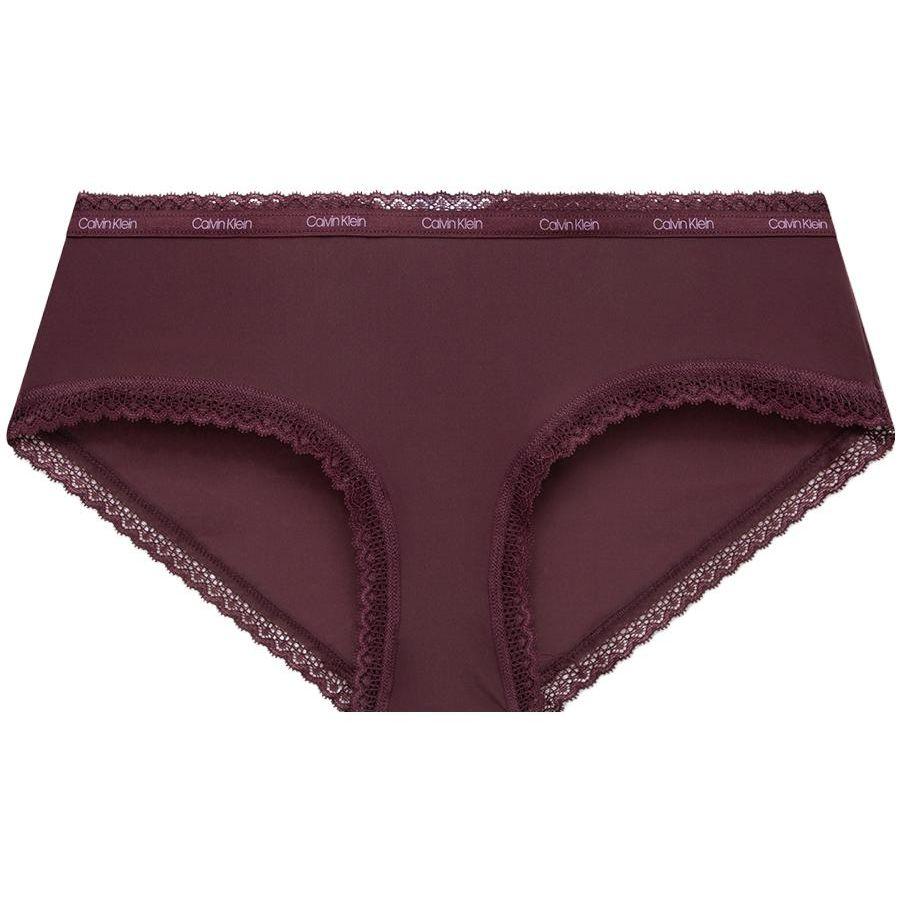 

Calvin Klein Ss23 Logo Print Lace Mid-Rise Sexy Triangle Underwear Women underwear Cherry QD3767-AD4 XS