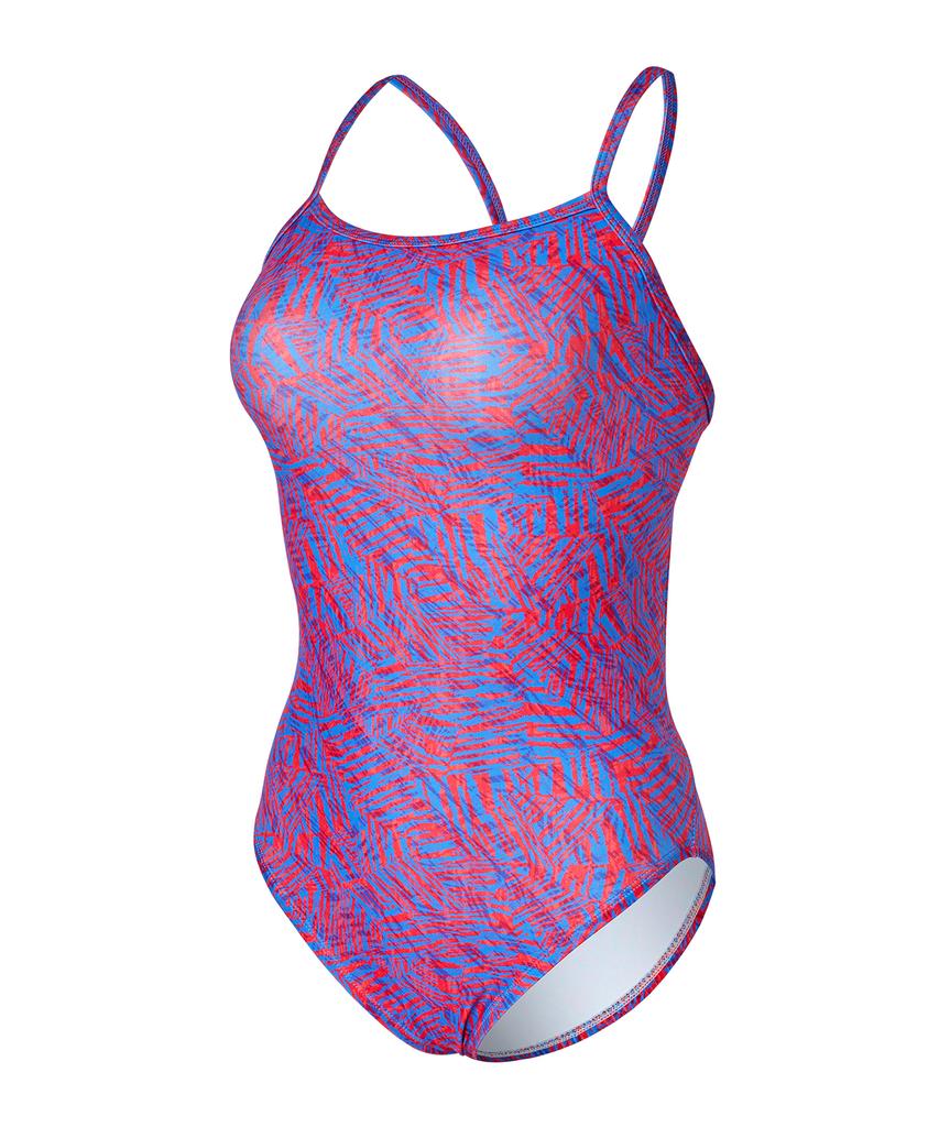 Laelliseupocheu [Rsla422 Red] Naive Strap Uv Back Swimsuit Red