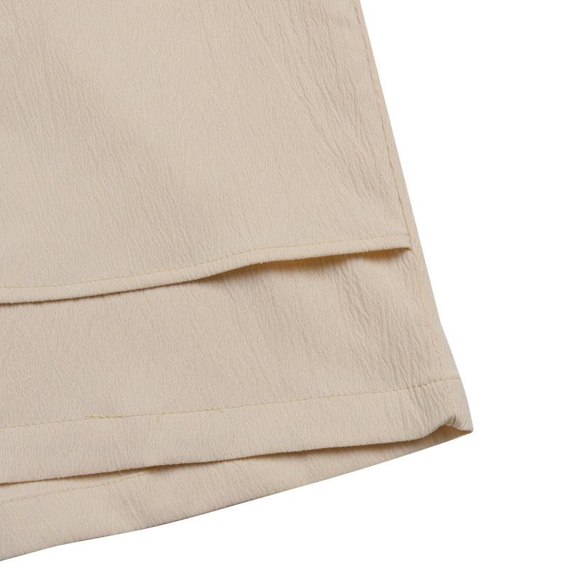 Dámský nový letní overal bez rukávů s výstřihem do V, jednobarevný overalové šortky