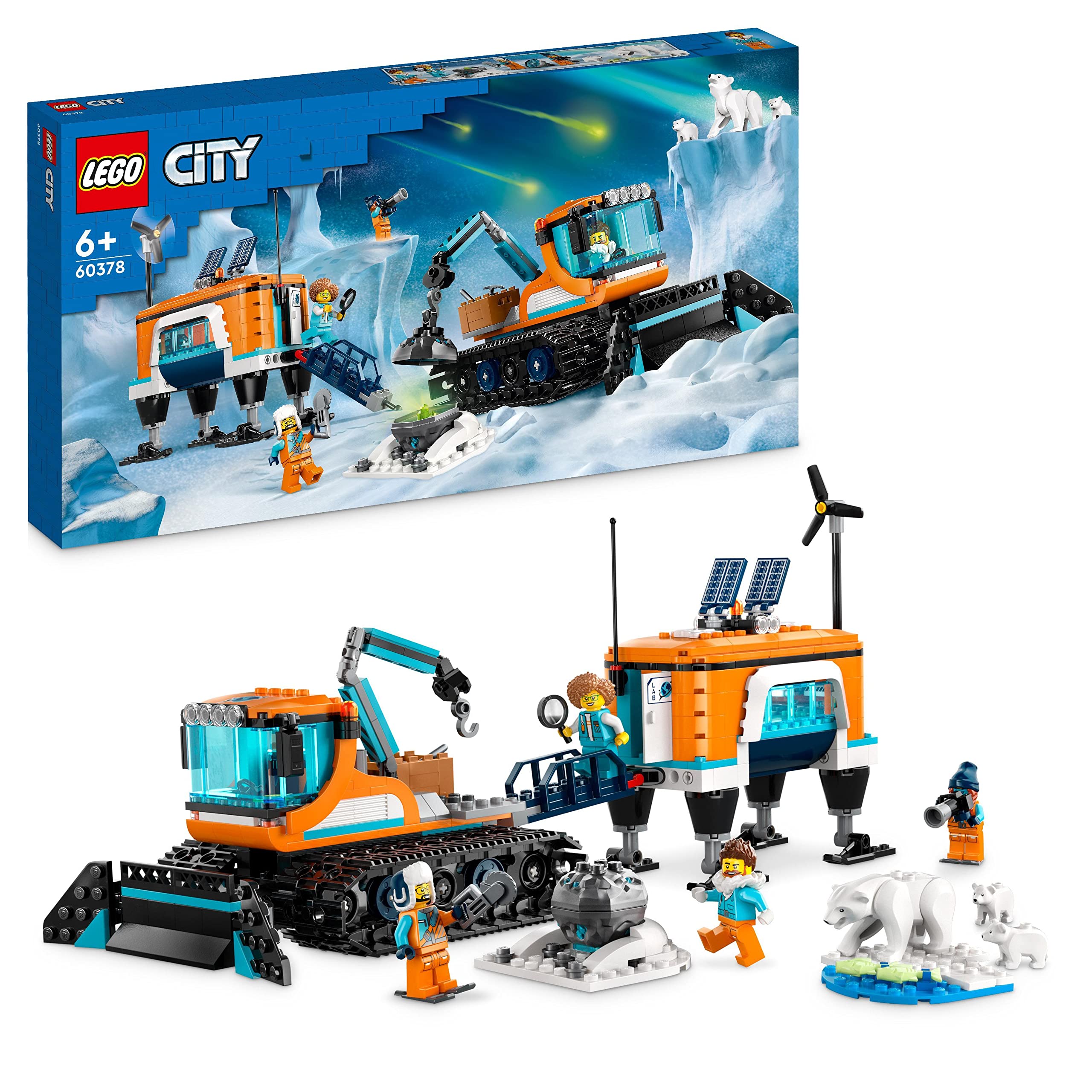 

LEGO 60378 Грузовик исследователя Арктики и мобильная лаборатория — новый.