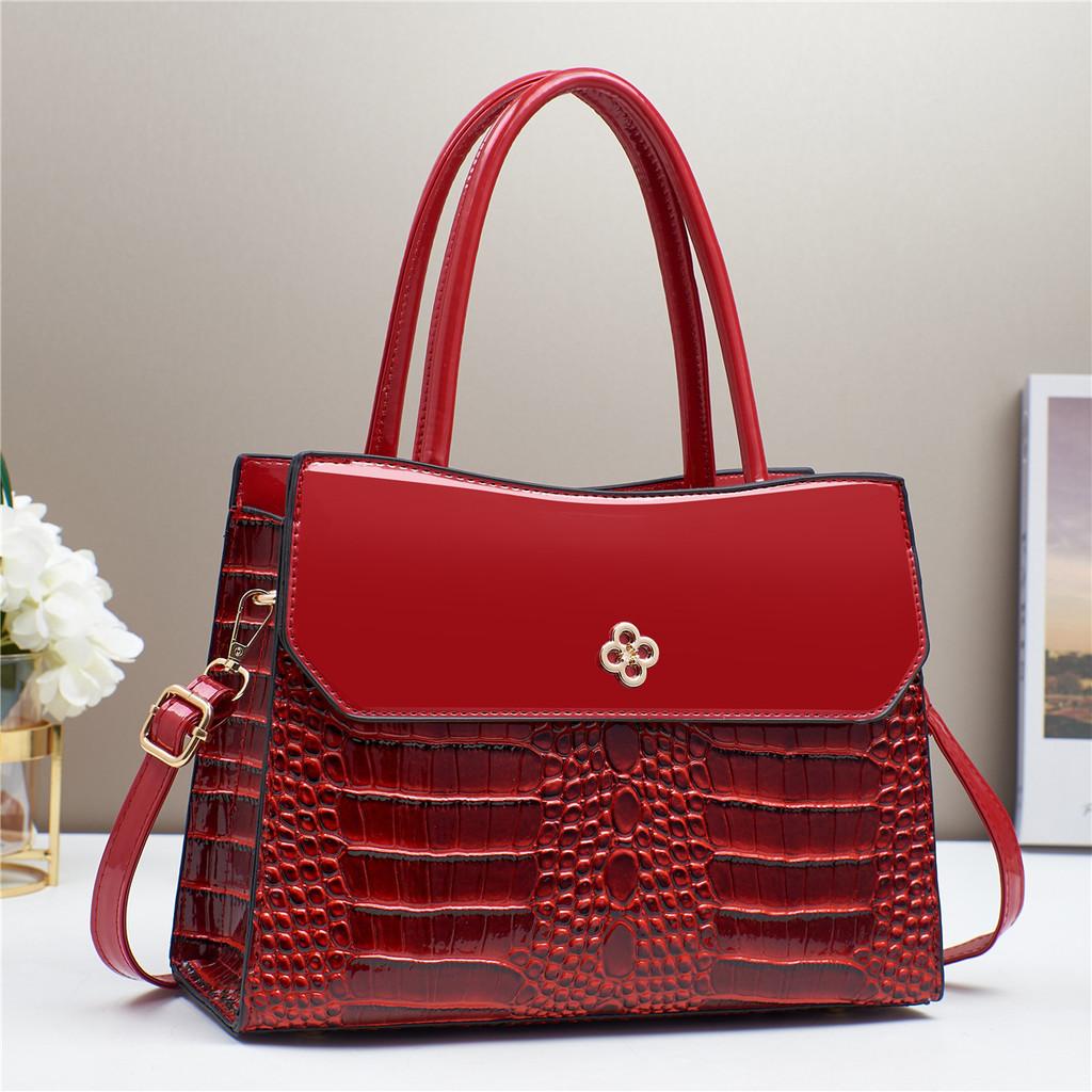 Stylish Soft Pu Tote Bag For Women 2024 Trendy Large Capacity Shoulder Bag