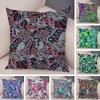 Bright Abstract Bohemian Floral Art Print Household Sofa Bedroom Decoration Pillow Cover Cushion Shell