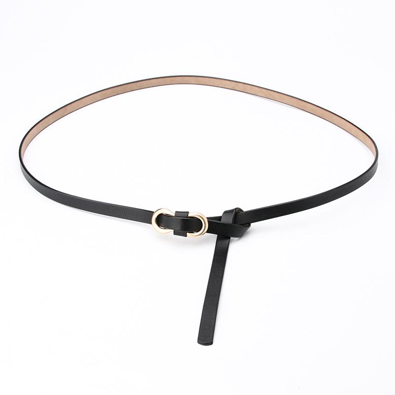 Women'S Thin Leather Belt, Sweater, Dress Decorative Belt, Jeans Belt.