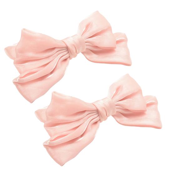 

2 шт. полезные подхваты для штор с хорошей фиксацией, декоративные компактные пряжки для штор в форме банта, украшение для дома для кухни светло-розовый