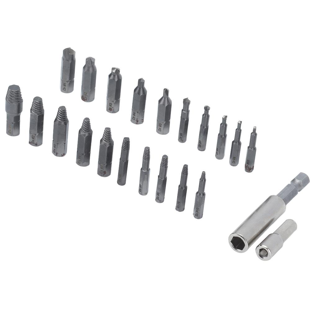 Schraubenausdreher-Set Chrom-Vanadium-Stahl Beschädigte Schrauben Bolzen Ausdreher Werkzeugsatz mit Aufbewahrungsbox