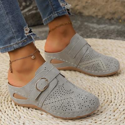 Fashion Women Round Toe Slippers 2024 Spring Summer Fashion Shallow Sandals Comfortable Lightweight Slippers Women Hot Slides Women