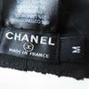 Excellent CHANEL cap COCO Mark Fantasy Tweed Black glitter cotton Women M 22B  Used