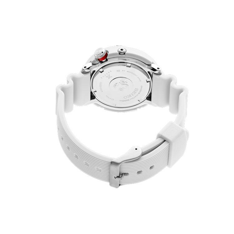 SEIKO PROSPEX Business Solar Quartz Movement Silicone Strap Watch Men's Watches Black Dial SNE545