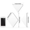 Acrylic Diamond Splicing Mirror Wall Stickers - Removable Decorative Background Wall