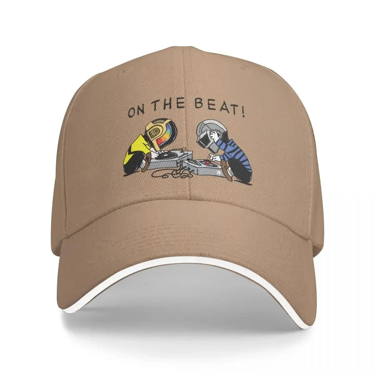 

ON THE BEAT Daft Punk Electronic Music Band Unisex Baseball Caps Peaked Cap Sun Shade Cycling Hat one size