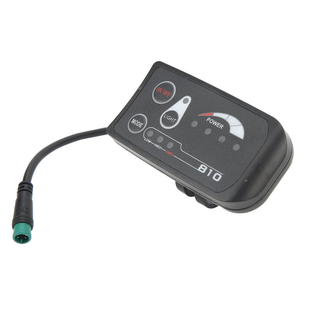 Electric Bike LED Display Meter Electric Scooter LED Display Panel with 8102 Waterproof 5P Connector 48V